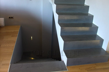 microcemento escalera